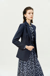 Navy Classic Suit Jacket