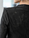 Lace Tailored Blazer with Three Quarter Sleeves