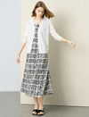 Lightweight Textured Knit V-Neck Cardigan