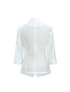 Light Tencel Three-Quarter Sleeve Blazer