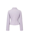 Single Breasted Collared Long Sleeve Jacket