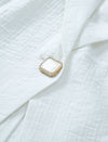 Light Tencel Three-Quarter Sleeve Blazer