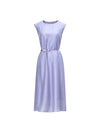 Tencel Linen Blend Belted Midi Dress
