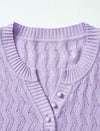 Tailored Open-Collar Knit Top