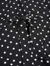 Black Polka Dot Shirt Dress