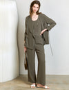 Wide Leg Straight Pants