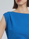 Boat Neck Midi Dress