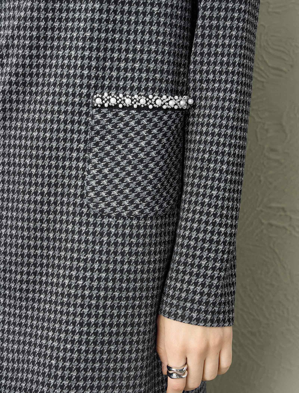 Plaid Vintage Doll Collar Straight Short Dress
