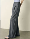 Lace Waistband Wide-Leg Pants