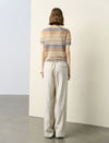 Linen Wide-Leg Drawstring Pants