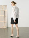 Sheer Floral Lace Zip-Up Sun Jacket