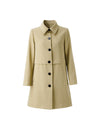 Collared Relaxed Straight-Fit Trench Coat