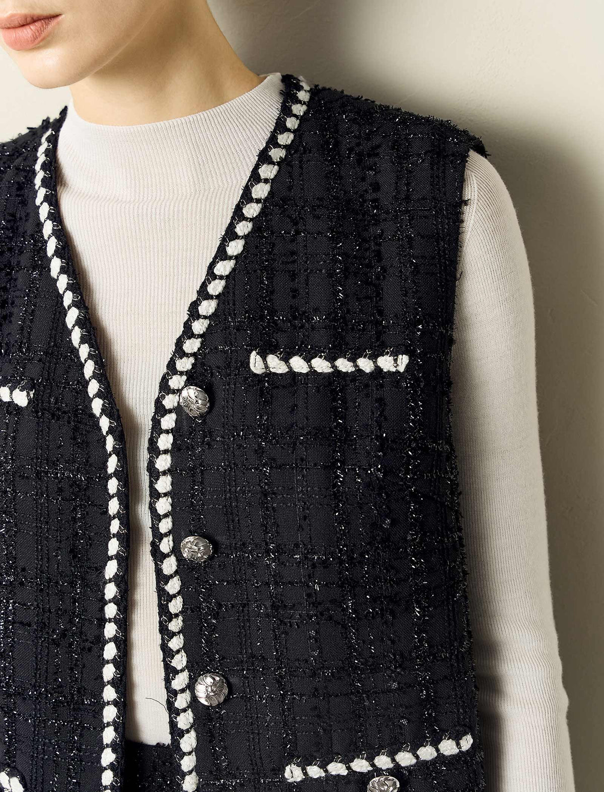 Vintage Knit Sleeveless Vest Top