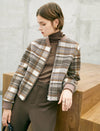 Wool Blend Cropped Jacket
