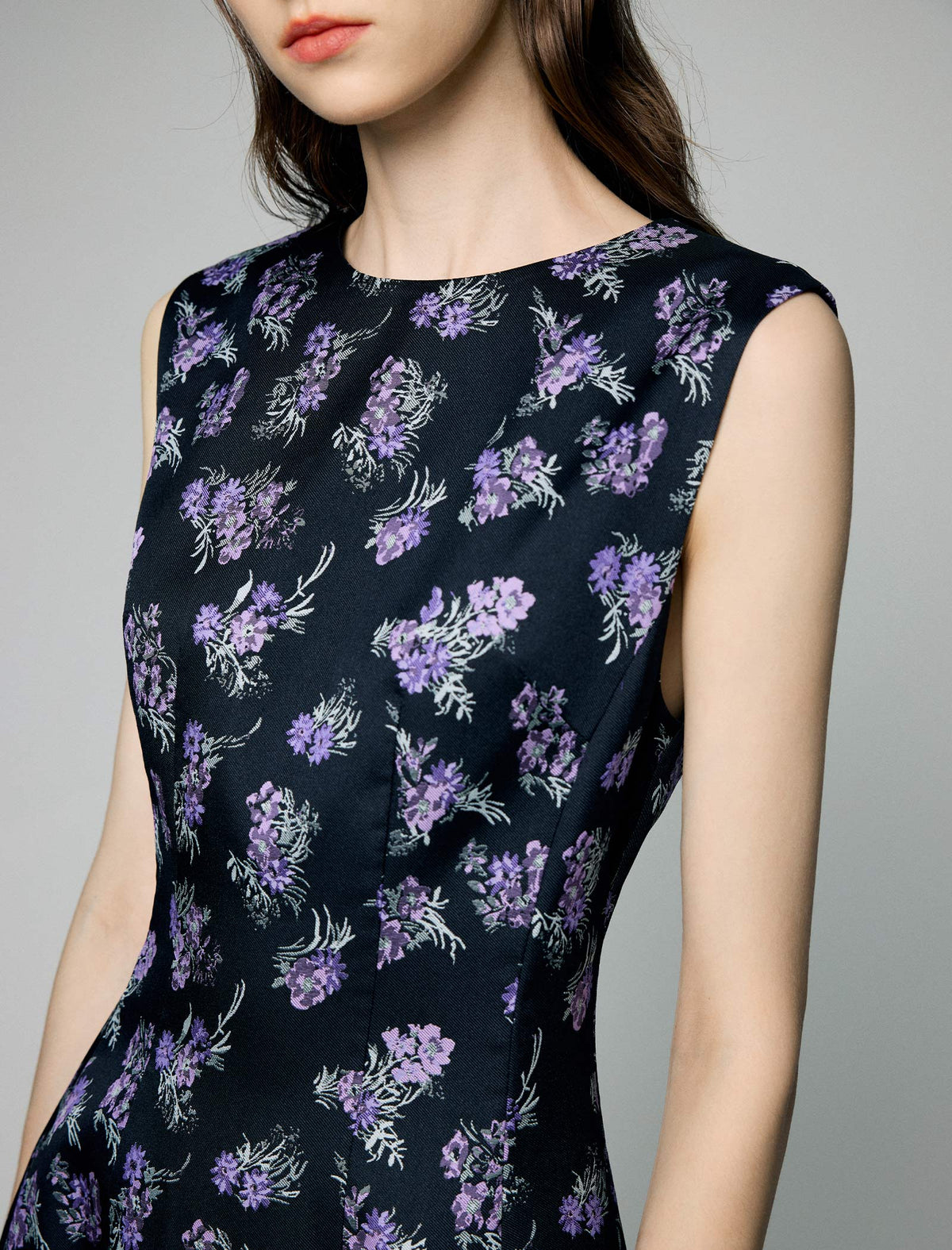 Classic Floral Print Dress