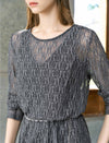 Sheer Textured Knit Top