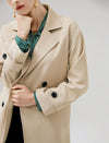 Collared Belted Trench Coat