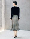 Vintage Velvet Long Sleeve Blouse