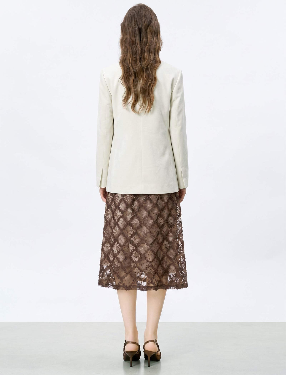 The Essential Cream Blazer | Single-Breasted Tailored Fit