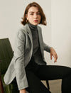 Wool Blend Pocket Blazer