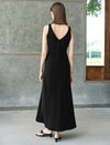 Solid Color V-Neck Slip Maxi Dress