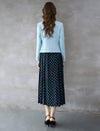 Sky Blue Cropped Blazer