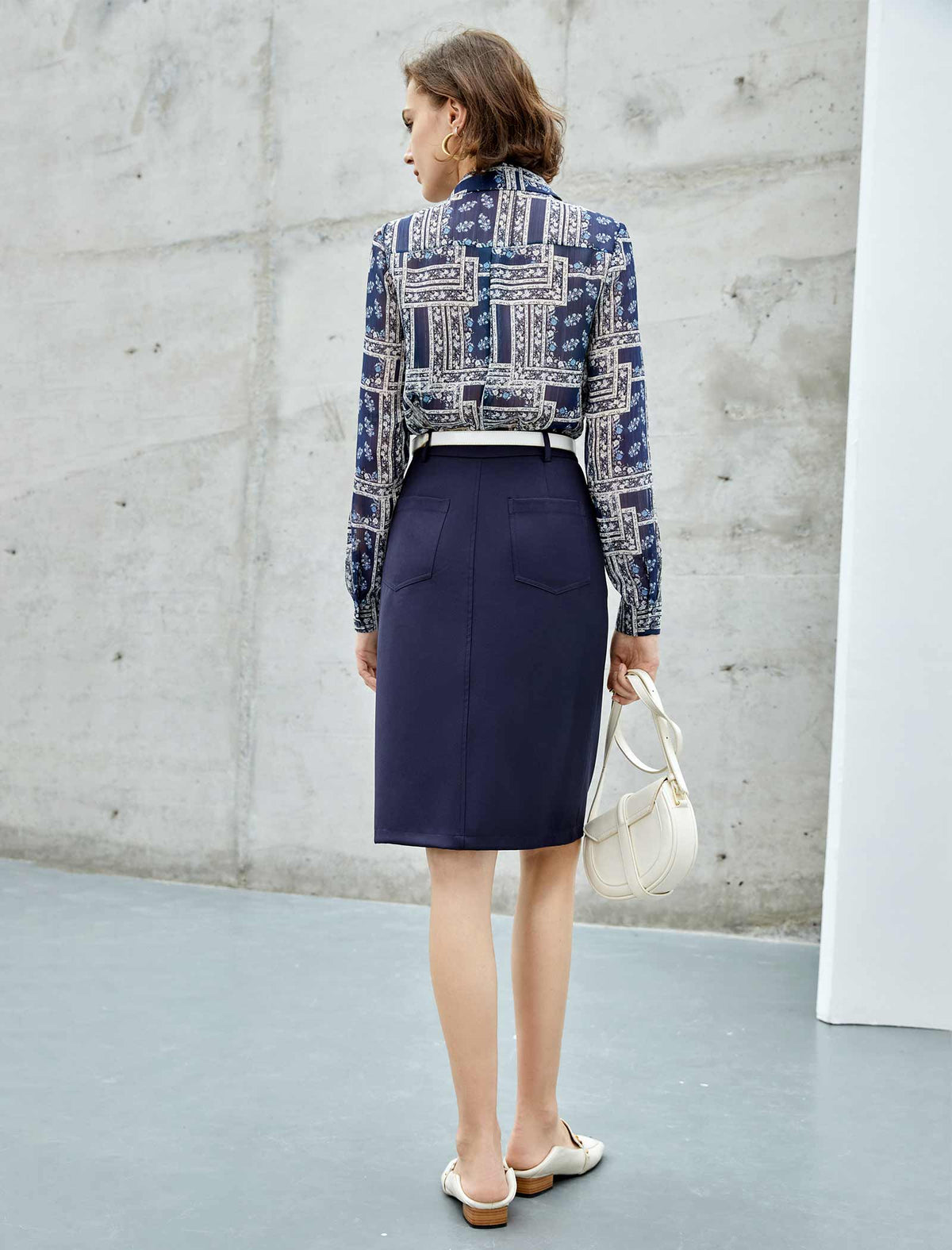 Vintage Long Sleeve Printed Shirt