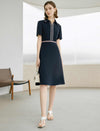 Zip-Up Shirt Dress