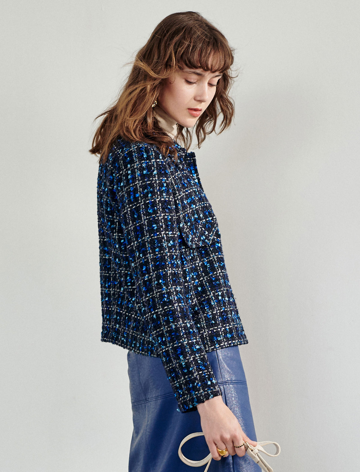 Classic Textured Tailored Pants