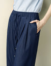 Drawstring Wide-Leg Pants