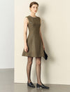 Wool-Blend Tweed Sleeveless Dress
