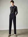 High‑Rise Tapered Dress Trousers