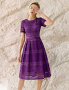 Salerno Soft Lace A-Line Midi Dress