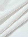 White Layered Hem Sleeveless Button Tank Top