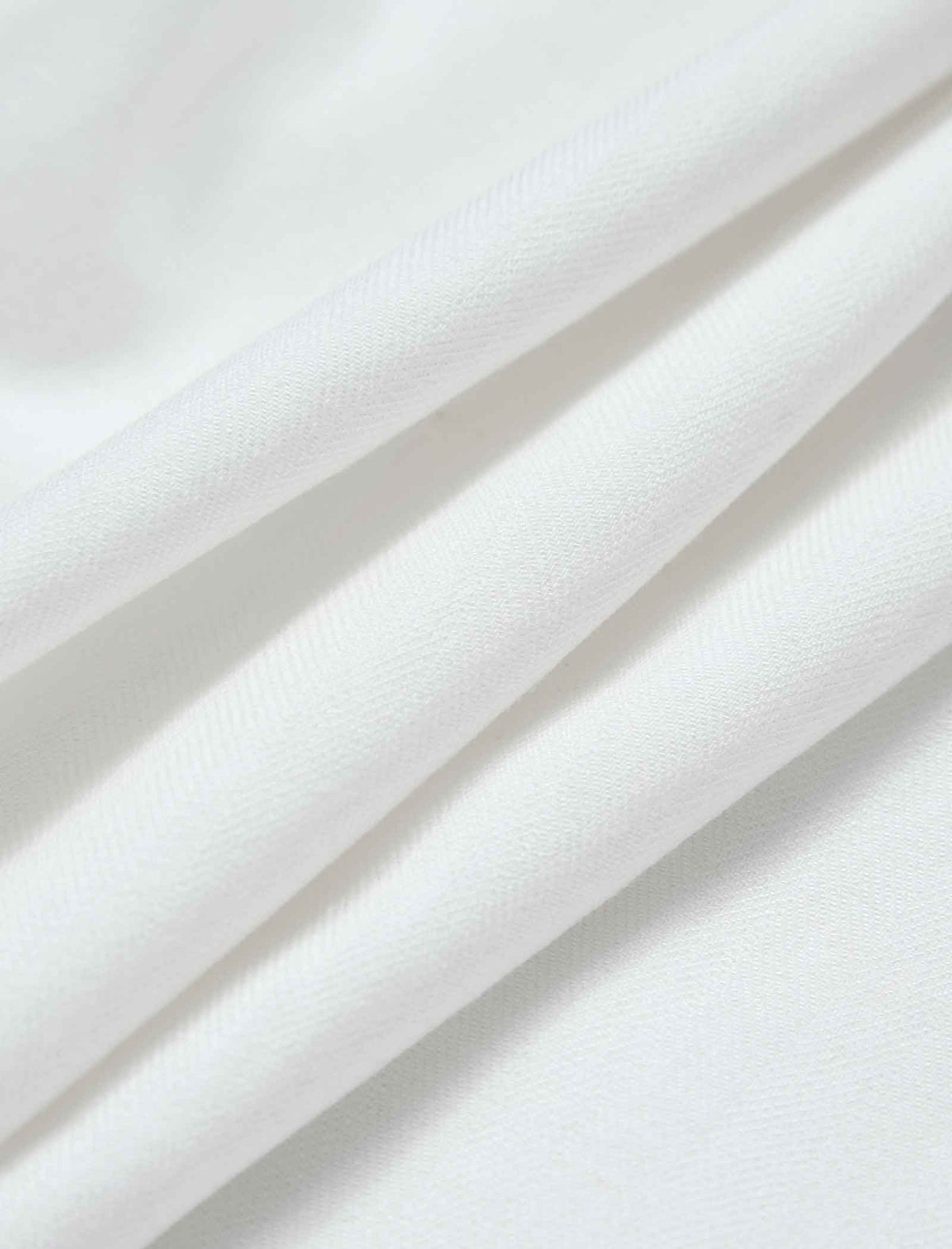 White Layered Hem Sleeveless Button Tank Top