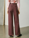 High-Waisted Wide Leg Denim Pants