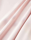 Round‑Neck Pleated Satin‑Finish Blouse