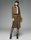 Vintage Cropped Wool Blend Jacket