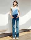 Solid Square Neck Wide Strap Knit Tank Top