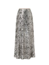 Champagne Sequin Maxi Skirt