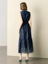 Tencel Floral Polka Dot Maxi Dress