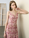 Romantic Tie-Dye Slip Maxi Dress