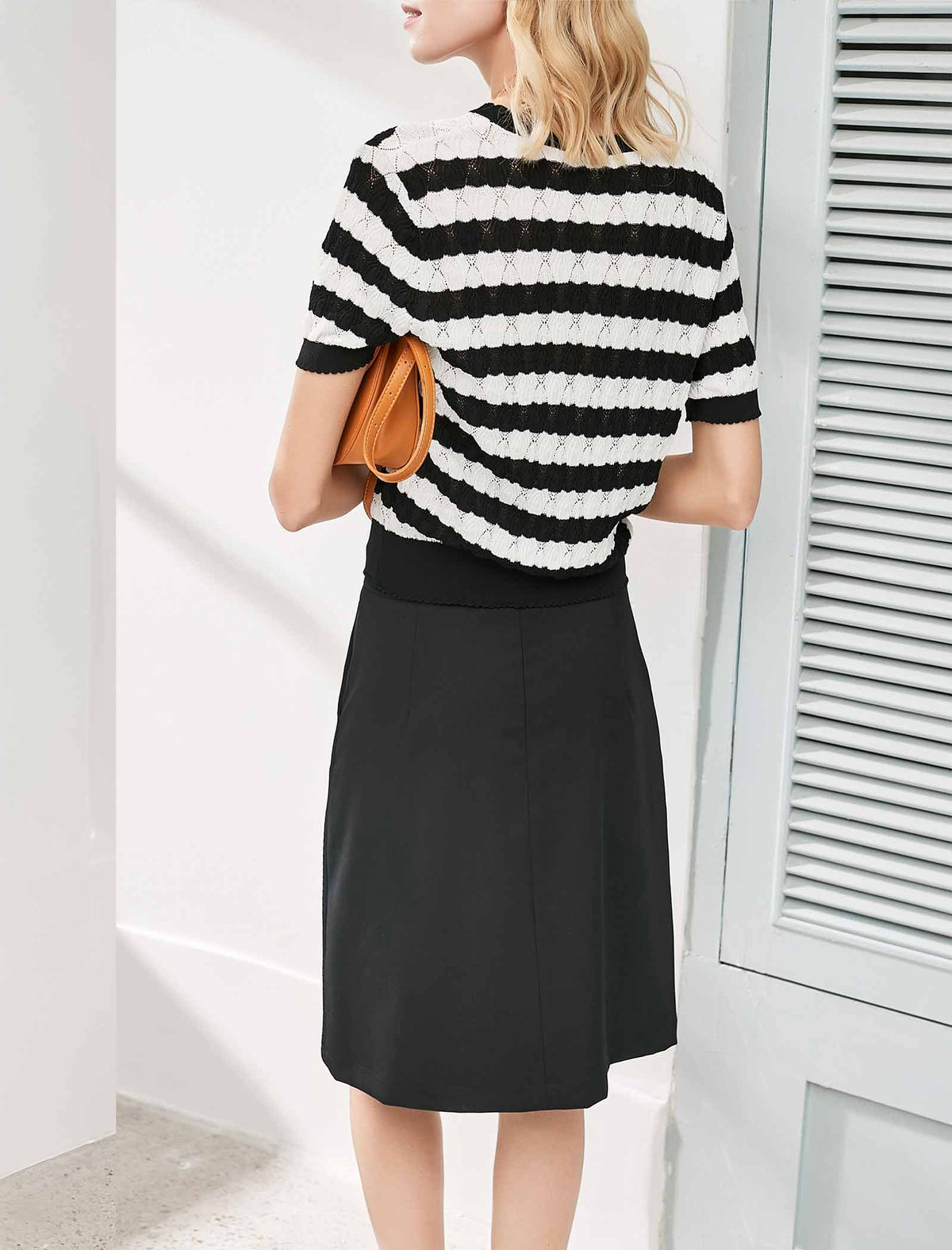 Elegant Workwear A-Line Skirt