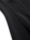 Black Puff Sleeve Midi Dress
