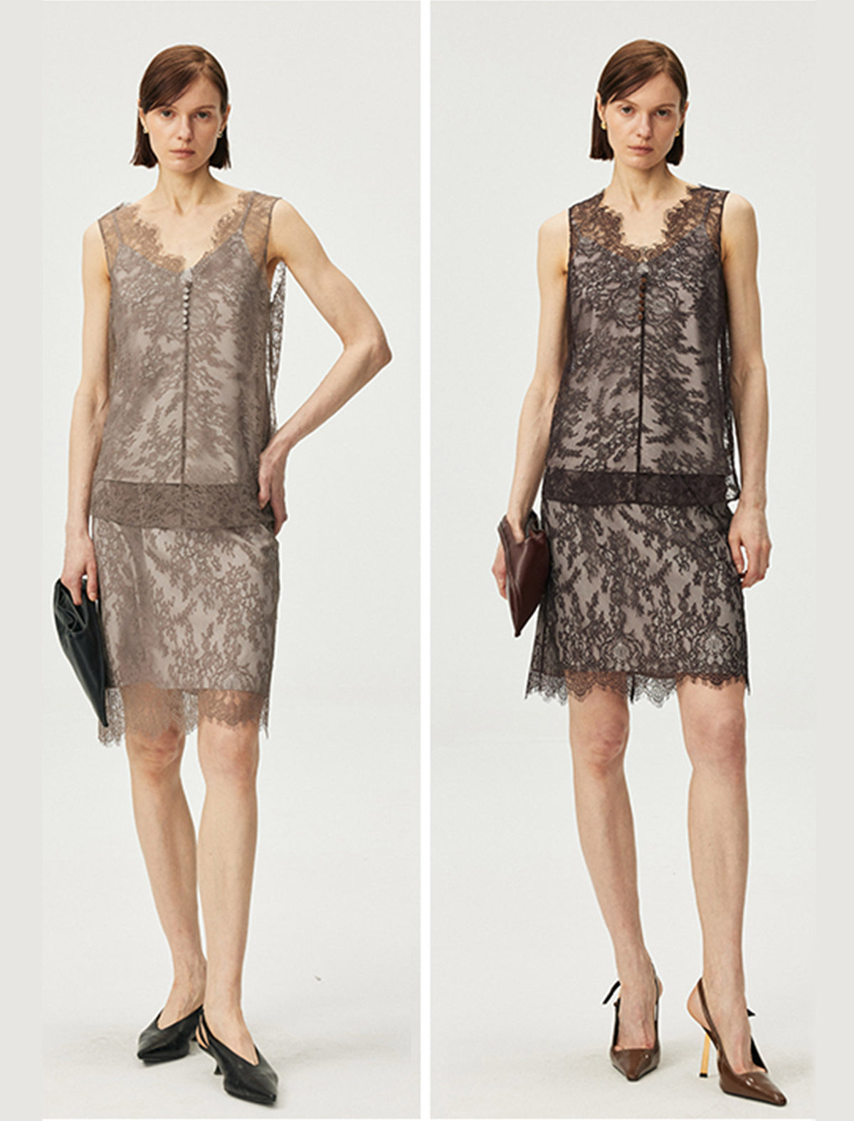 Sheer Lace Sleeveless Top