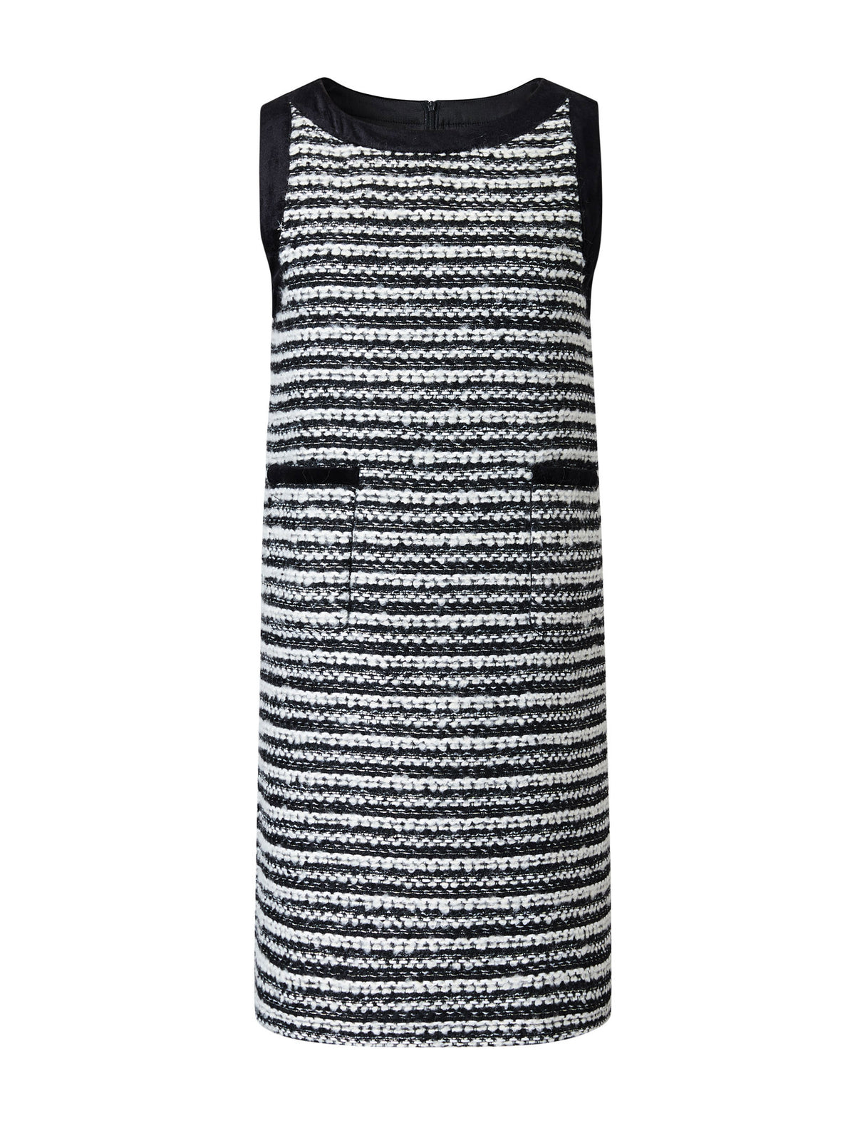 Wool Round Neck Sleeveless Dress