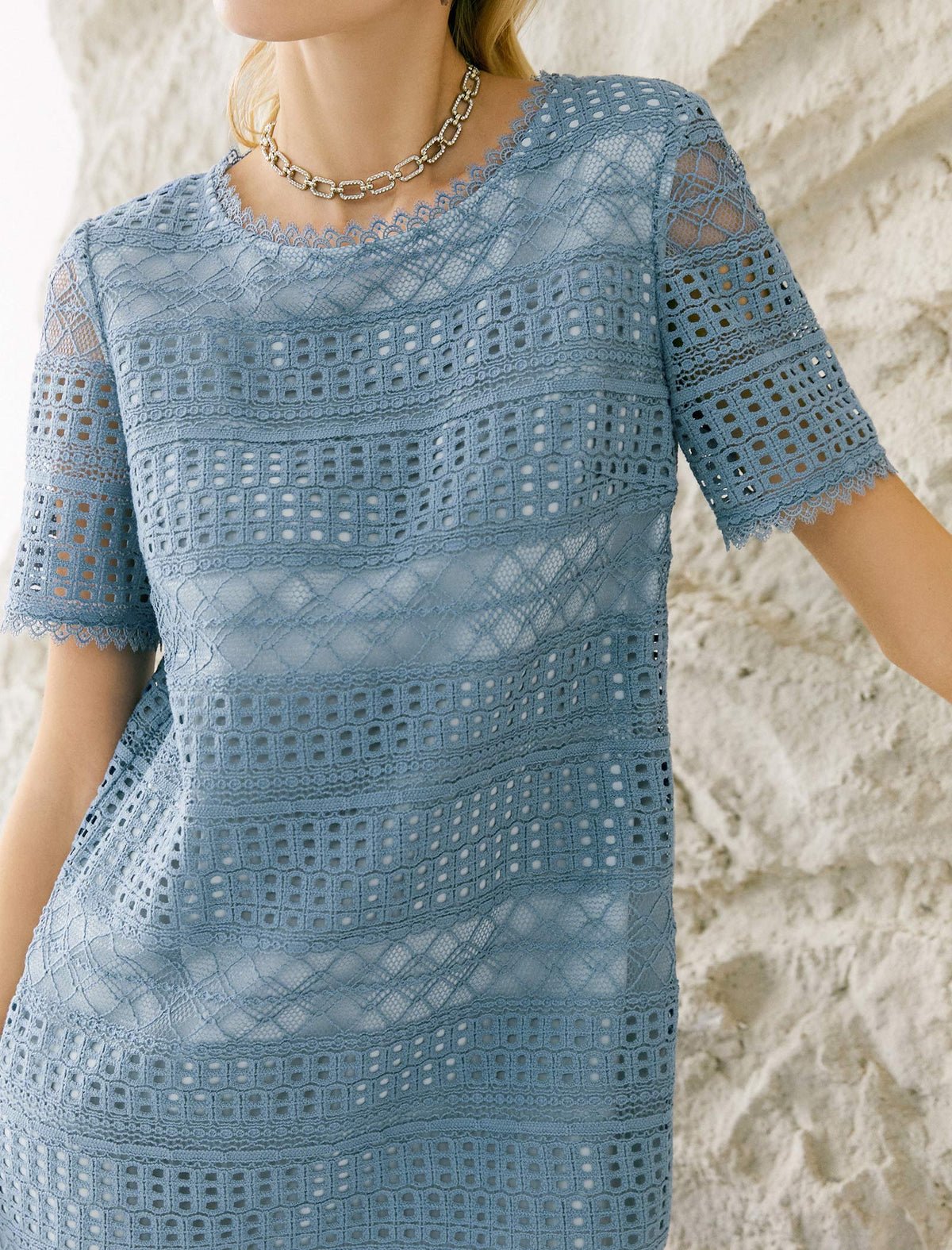 Salerno Soft Lace Shift Dress