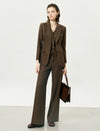 Coffee Tailored Waistcoat