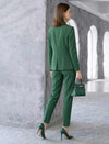 High-Waisted Tailored Tapered Pants