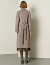 Wool Alpaca Blend Double-Faced Self-Tie Coat